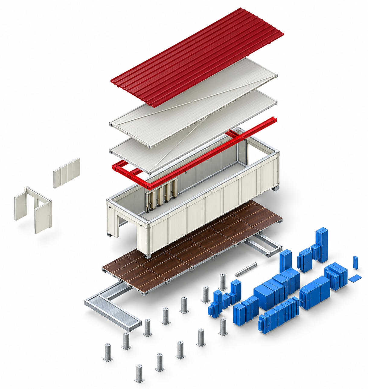 Modelo 3D sala eléctrica Shelter — foto 1